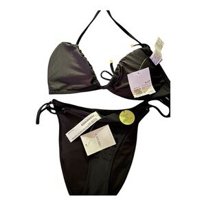 Black Triangle Bikini Set